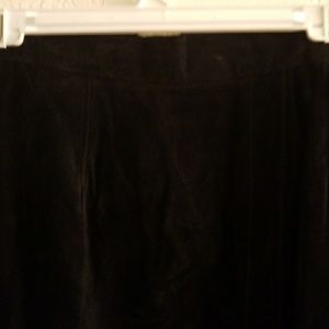 Suede skirt